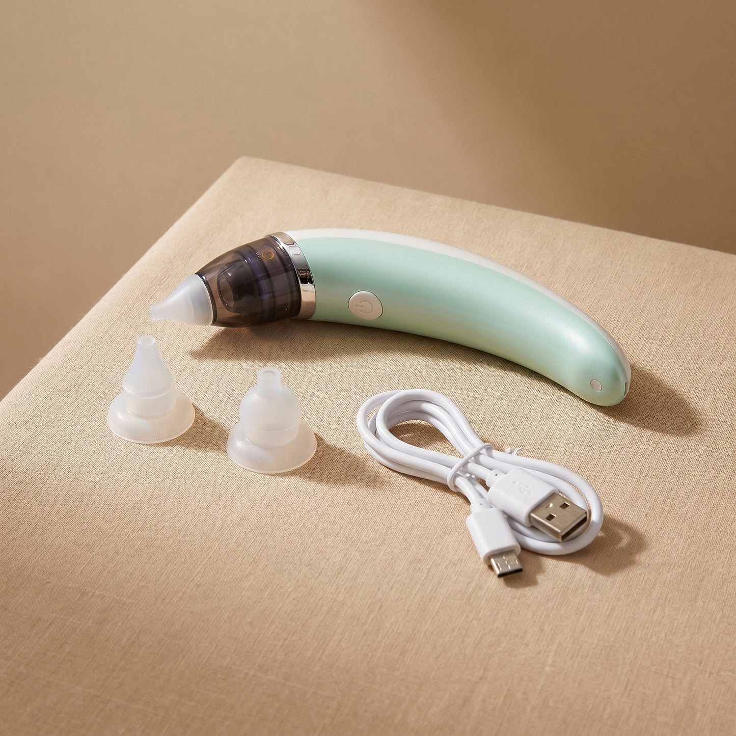 Aspirador Nasal Eléctrico para Bebé — Nariz Despejada, Bebé Tranquilo