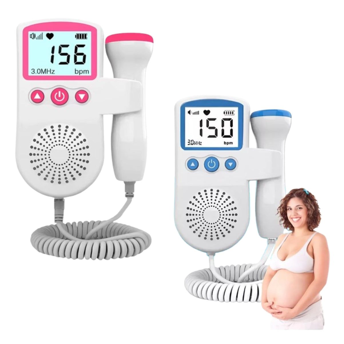 Monitor Fetal Doppler — Escucha el Corazón de tu Bebé desde Casa