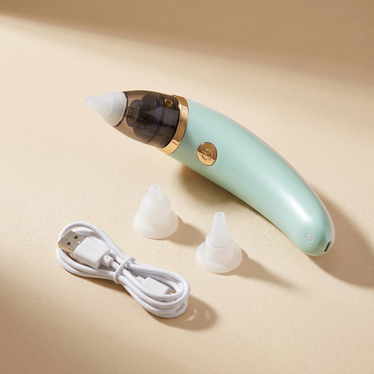 Aspirador Nasal Eléctrico para Bebé — Nariz Despejada, Bebé Tranquilo